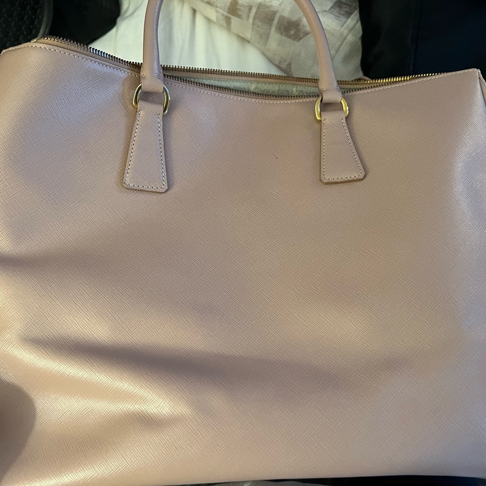 Prada Saffiano Nude Tote - Picture 3 of 7